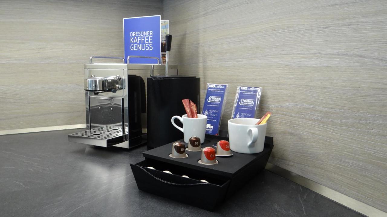 Aparthotel Residenz Am Zwinger Dresde Exterior foto A coffee machine