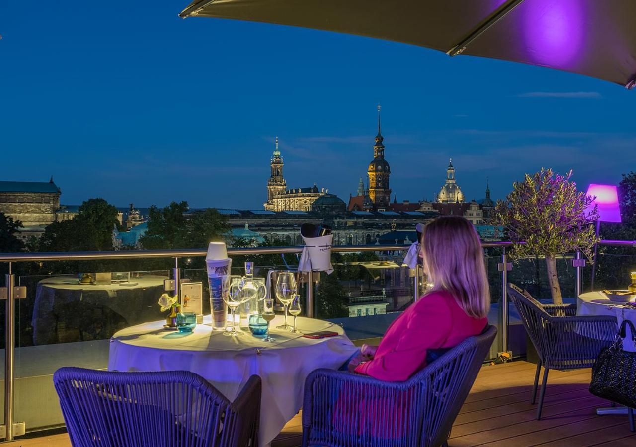 Aparthotel Residenz Am Zwinger Dresde Exterior foto Skyline Bar
