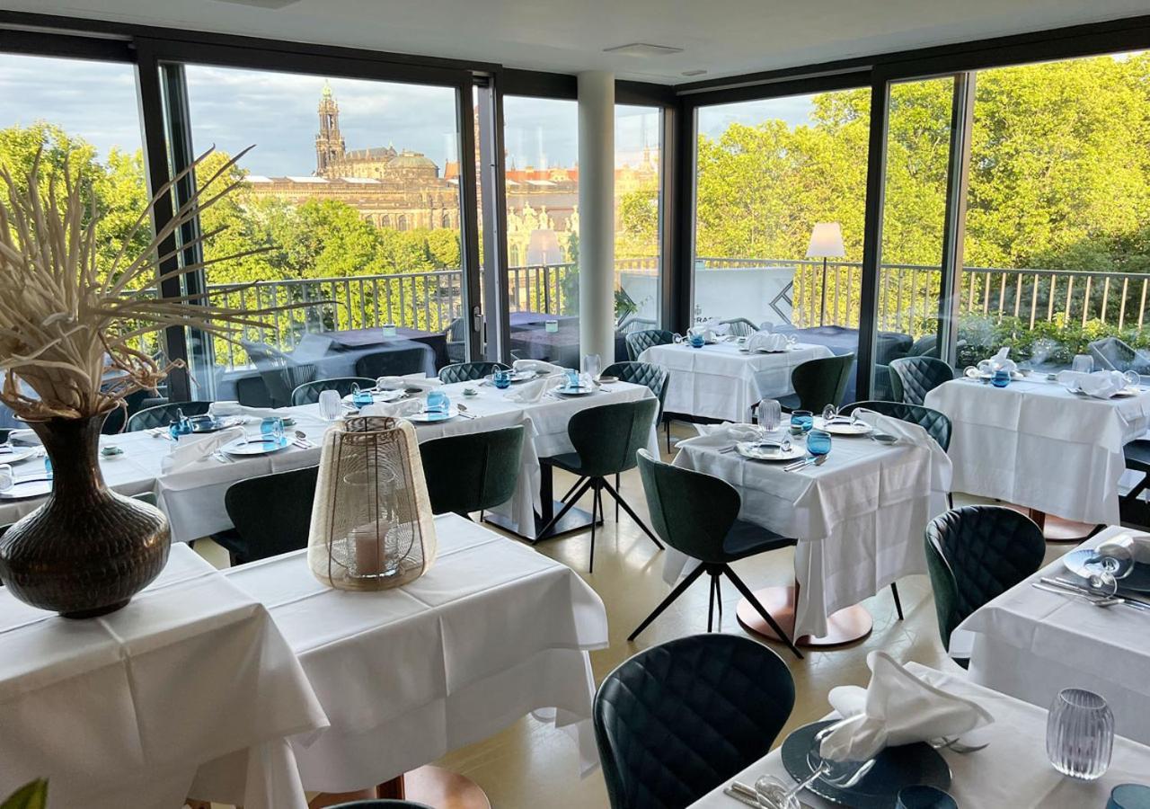 Aparthotel Residenz Am Zwinger Dresde Exterior foto Restaurant