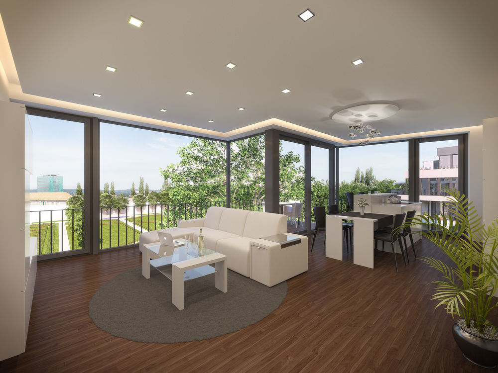 Aparthotel Residenz Am Zwinger Dresde Exterior foto 3D interior visualization