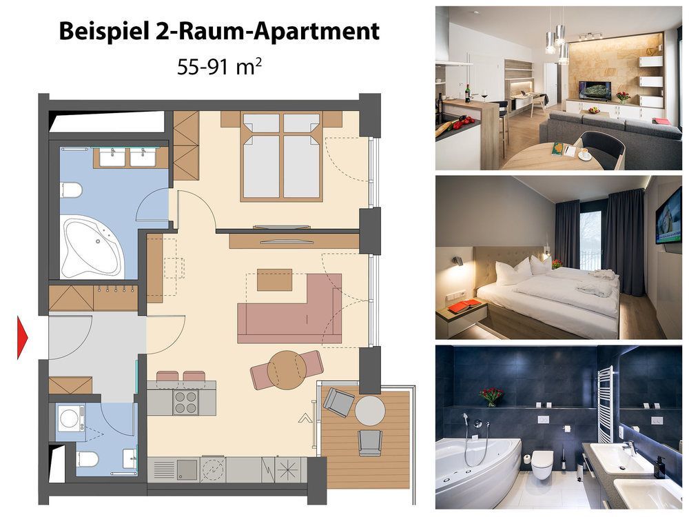Aparthotel Residenz Am Zwinger Dresde Exterior foto A typical room layout