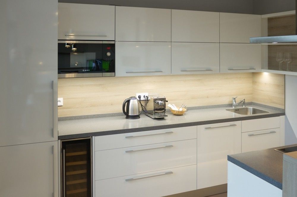 Aparthotel Residenz Am Zwinger Dresde Exterior foto A modern kitchen