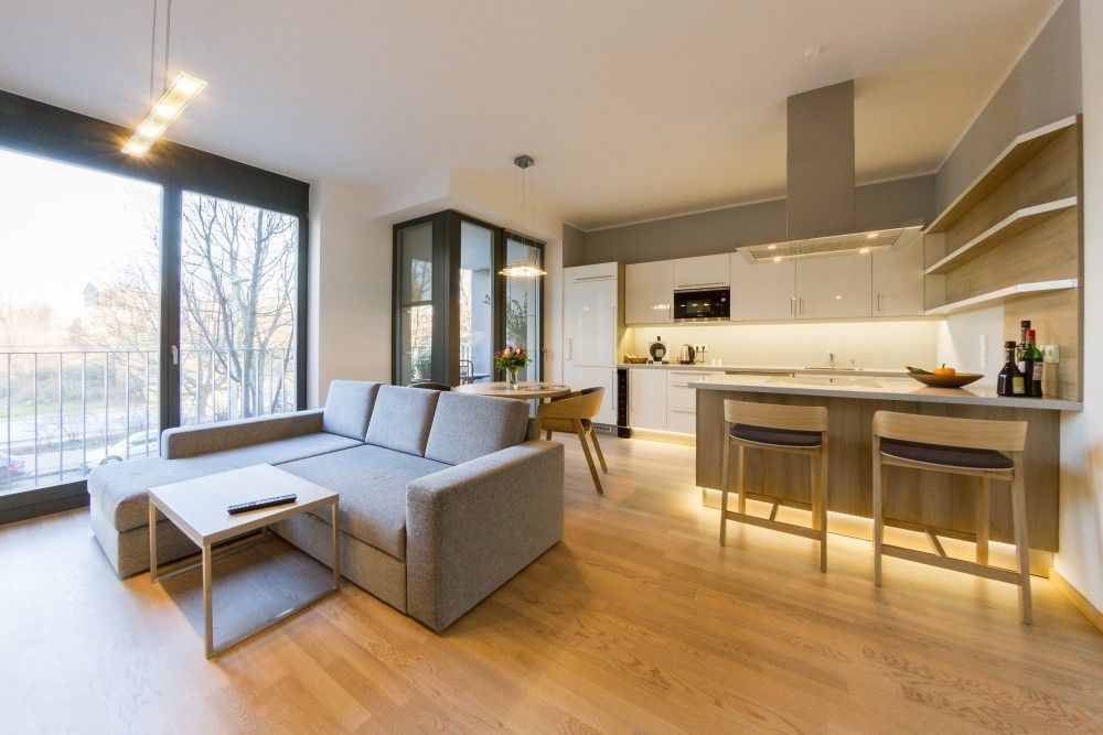 Aparthotel Residenz Am Zwinger Dresde Exterior foto A modern apartment in Berlin, Germany