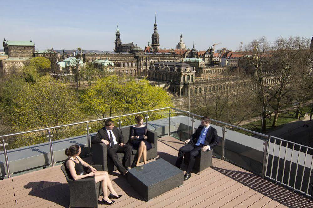 Aparthotel Residenz Am Zwinger Dresde Exterior foto The rooftop terrace